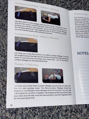 MaxLiving Cervical Spinal Kit Wobble Cushion Rolls Wedges Pump Bag Manual NIB