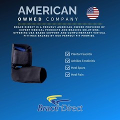 Plantar Fasciitis Air Wrap Brace, L1902, XL, Adjustable, Achilles, Heel, Foot