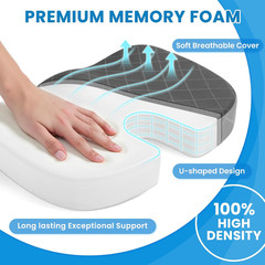 Office/Car Seat Cushion, Non-Slip Sciatica & Back Coccyx Tailbone Pain Relief Ch