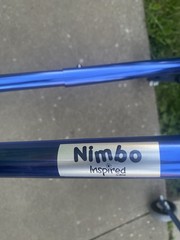 Inspired by Drive Nimbo Adult walker 4-Wheel Adjustable, Forearm & handles 250lb
