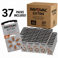 222x Rayovac 312 Hearing Aid Batteries Large Bulk Pack PR41