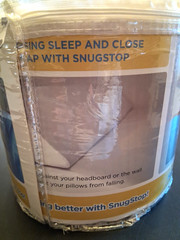 SnugStop Bed Wedge Mattress Wedge Full/Queen Headboard Pillow Gap Filler White