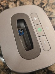 Unitron uTV 3 Wireless TV Transmitter for Digital Hearing Aids – Base &Cord Only
