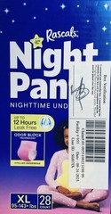 Rascals XL Night Pants Absorbent Disposable Girls 28 Count Nighttime Bedwetting