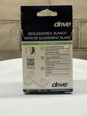 DRIVE Walker GLIDE SKI, WHITE #10110 NEW IN BOX, FITS 1″ TUBE WALKERS, Mobility