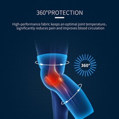 Full Long Knee Brace Leg Compression Sleeve Meniscus Tear Arthritis Joint Pain