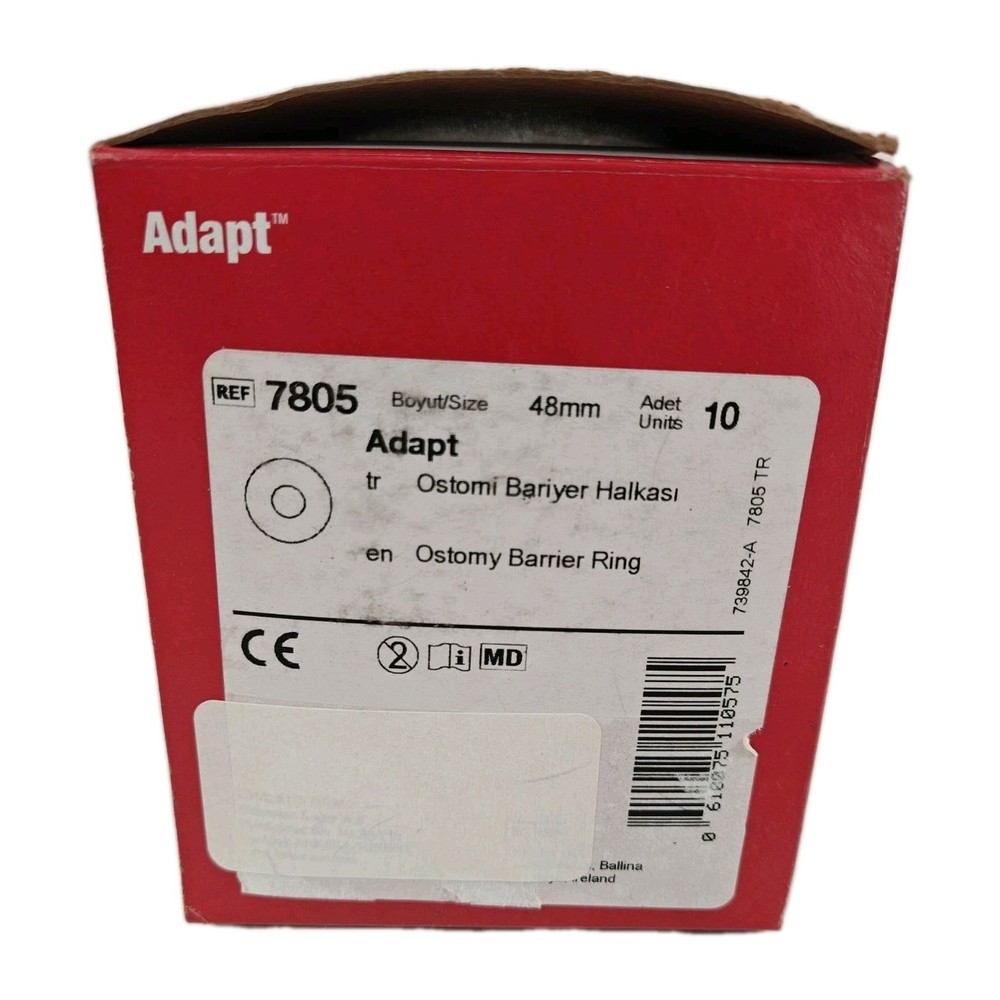 Qty 2 Hollister 7805 Adapt 10 Pack 2” 48mm Flat Barrier Rings Ostomy Barrier