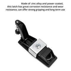 8Pcs Compression Lock Zinc Alloy Flush Lever Adjustable Grip Range 0.042855