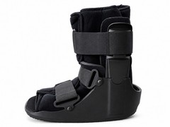 Adjustable Medical Walking Boot Fracture CAM Walker Brace Air Cast Black LARGE