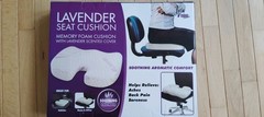 TotalVision 18″ Memory Foam Wheelchair Desk Car Seat Cushion Removable Zip Cover