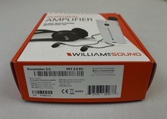 Williams Sound Pocketalker 2.0 Personal Amplifier with Microphone Manual Lanyard