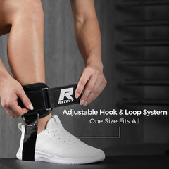 Kickback Ankle Straps Padded Ankle Strap for Cable Machine,Strong Hook and Loop,