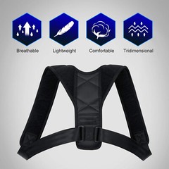 Comfortable Lightweight Back Posture Corrector with Straps for Adult Teens Youth