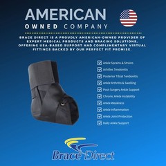 Lace Up Ankle Brace with Figure 8 Strapping – Compression Support & Leg Splint