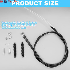 14Pcs Brake Cable Drive Rollator Replacement Parts, Brake Cable Parts for Walker