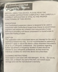 Comfortland CK-007 Knee Brace Suspension Sleeve L2397