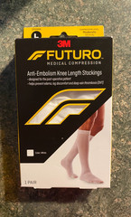 3M Futuro Medical Compression Anti-Embolism Knee Length Sockings Unisex Large