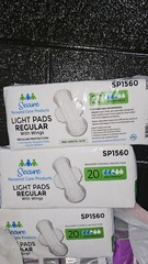 Secure Light Pads, 2″ X 10.75″ Long Regular 6 Pack