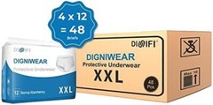 Digniwear Protective Underwear, Normal Absorbency, XX-Large, 48 Count – DGP1025