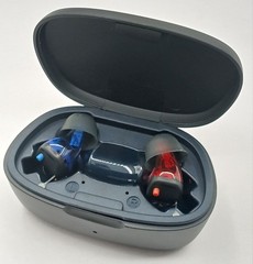 LINNER Saturn In-the-Ear OTC Hearing Aids Black Model F910A New Opn Box