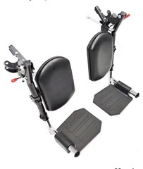 Wheelchair Elevating Legrests with Padded Calf Pads, Fits Most Chairs