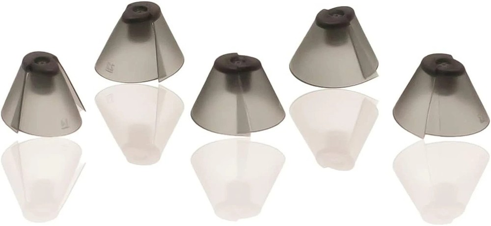 GN Resound Sure Fit Hearing Aid Standard Receiver Tulip Domes Dark Gray Split