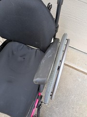 Quickie 2 Lite 14″ x 18″ Manual Folding Wheelchair – Pink