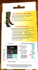 FUTURO MODERATE COMPRESSION Knee length Stocking SIZE MEDIUM 18mmHg 1 PAIR NEW