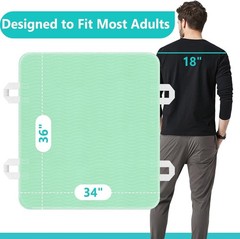 Reusable Positioning Bed Pads for Elderly Adults with 4 Handles 34”x36” -Abso…
