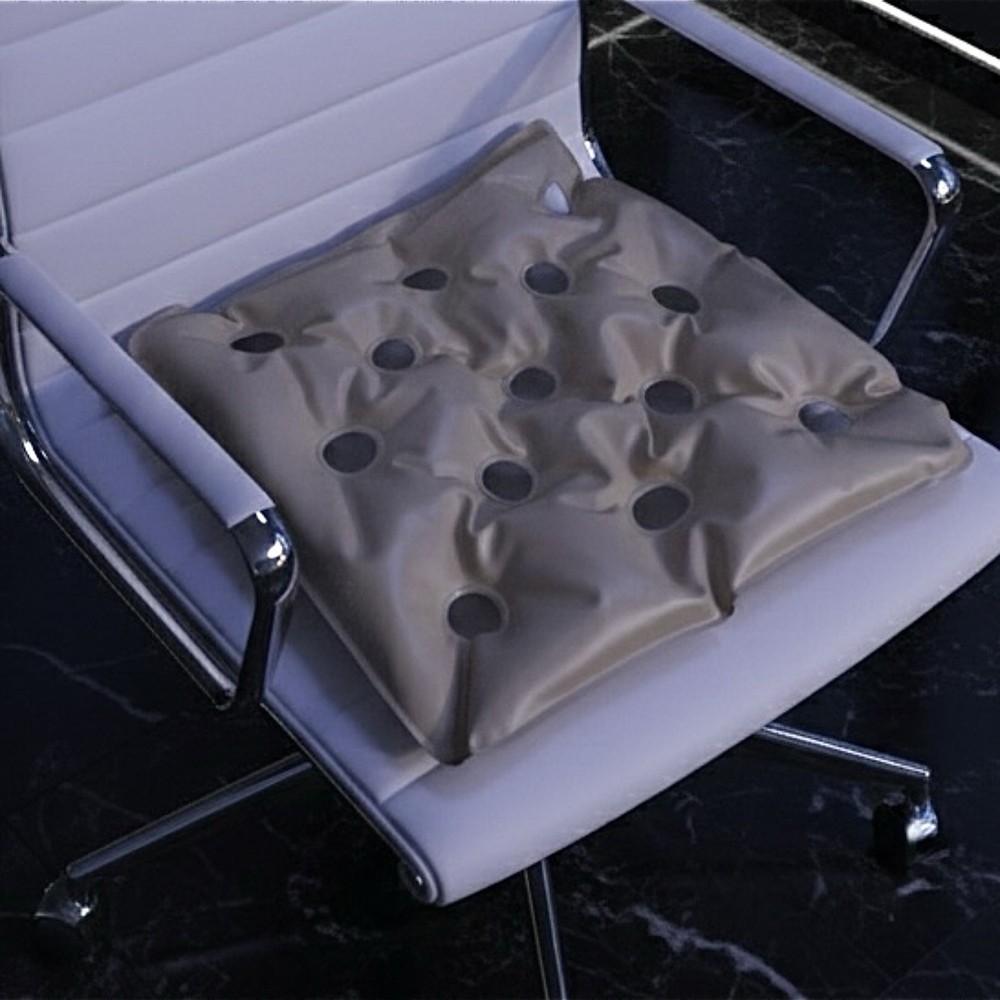 EHOB Original Waffle Seat Cushion 17″ x 17″ x 1 1/2″ Beige Supports Up To 300lbs