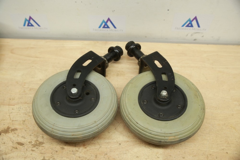 PAIR Caster Forks and Wheels for RASCAL 318 Power Chairs – Cheng Shin 200×50