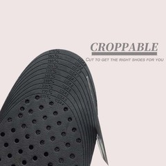 Height Increase Insole, 4-Layer Heel Shoe Lift with 1 Pair (Pack of 2), Black
