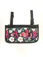 Wheelchair organizer waterproof accessories with flowers + pill box as a gift