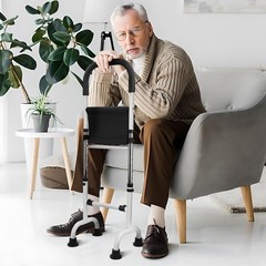 Stand Assist Aid for Elderly – 6 Adjustable Heights 30.7-36.6″ 300lb Capacity…