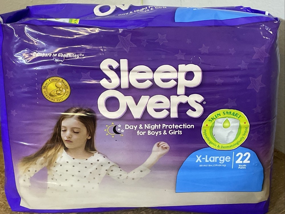 Cuties Sleep Overs Youth Underwear X-Large 85 to 140 lb 2 Pack ( 44 Total ) New