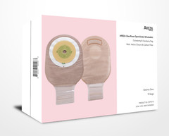 AREZA One-Piece Open-Ended Colostomy & Ilestomy Bag with Carbon Filter