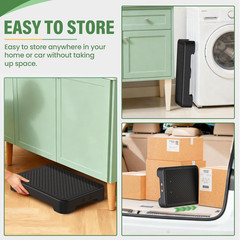 SOYO Mobility One Step Stool, Heavy Duty Indoor Outdoor Non-Slip Small Step Plat