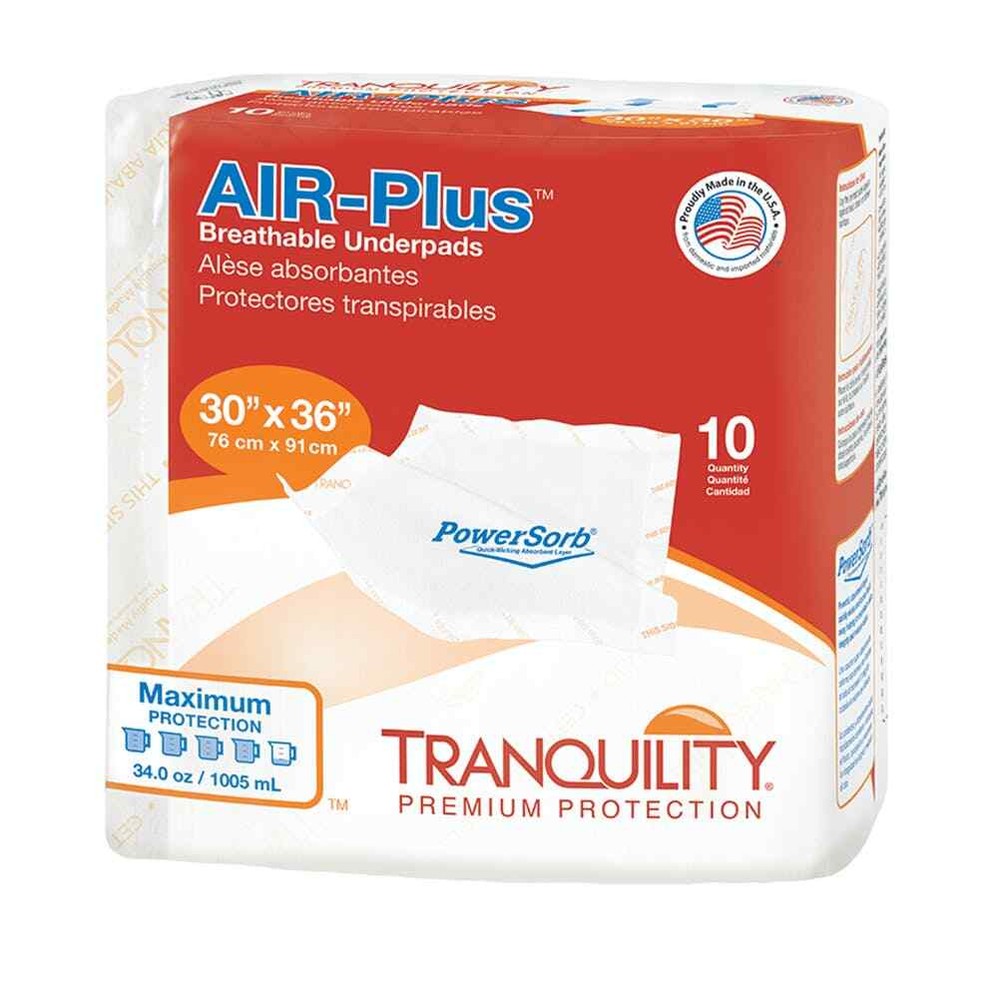 Tranquility Air-Plus Powersorb Breathable Incontinence Underpads Bed Pad Chux ✅✅