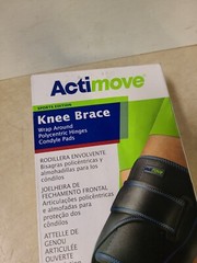 Actimove Knee Brace Wrap Around, Polycentric Hinges, Condyle Pads Black Small