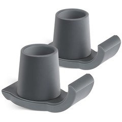Walker Ski Glides, Universal Fit for Folding Walkers,Easy Install Durable Rubber