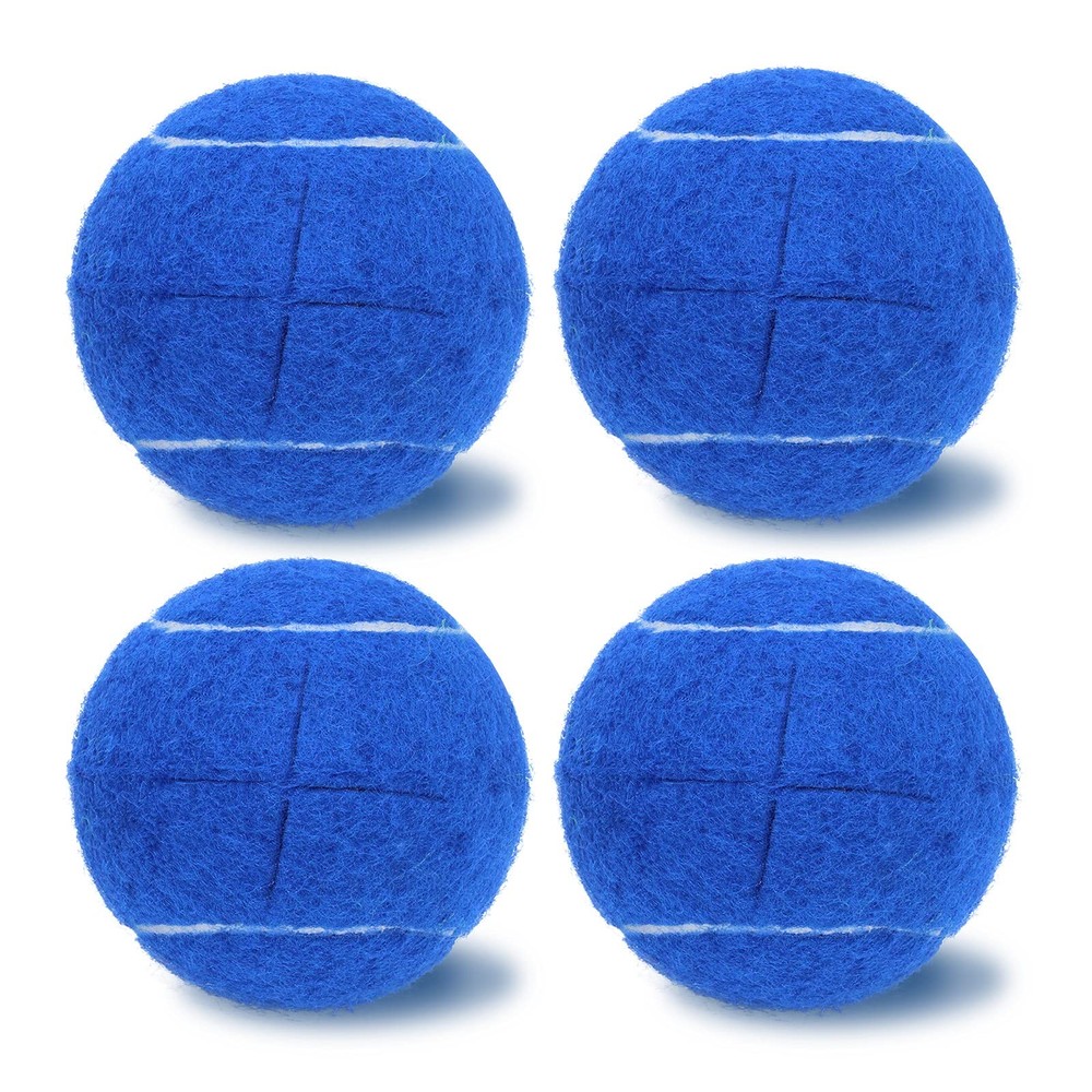 Magicorange 4 PCS Precut Walker Tennis Balls for 2.5 Inch, Dark Blue