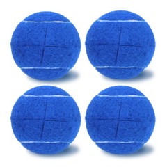 Magicorange 4 PCS Precut Walker Tennis Balls for 2.5 Inch, Dark Blue