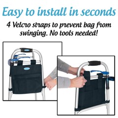Universal 5-Pocket Walker Side Bag/Tote/Pouch – All Colors