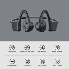 Bone Conduction Hearing Aids for Deafness Bluetooth Noise-Cancelling 4416