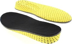 Height Increase Insole – Elevator Shoe Conversion – 1 Inches Taller (Black)