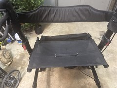 Henmnii All Terrain Rollator Walker for Seniors w/Seat 8″ Wheels – Black