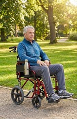 Folding Drink Holder for Walkers & Wheelchairs – Fits 2.25 in to 3.75 in Cups