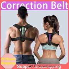 1/2Pcs Adjustable Back Shoulder Posture Corrector Belt Clavicle Spine Fashion Su