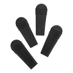 4Pcs Durable Black PVC Wheelchair Brake Extension Handle Covers Replacement
