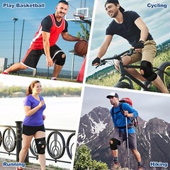 Plus Size Knee Brace for Men & Women MCL/ACL Hinged with Side Stabilizers LARGE